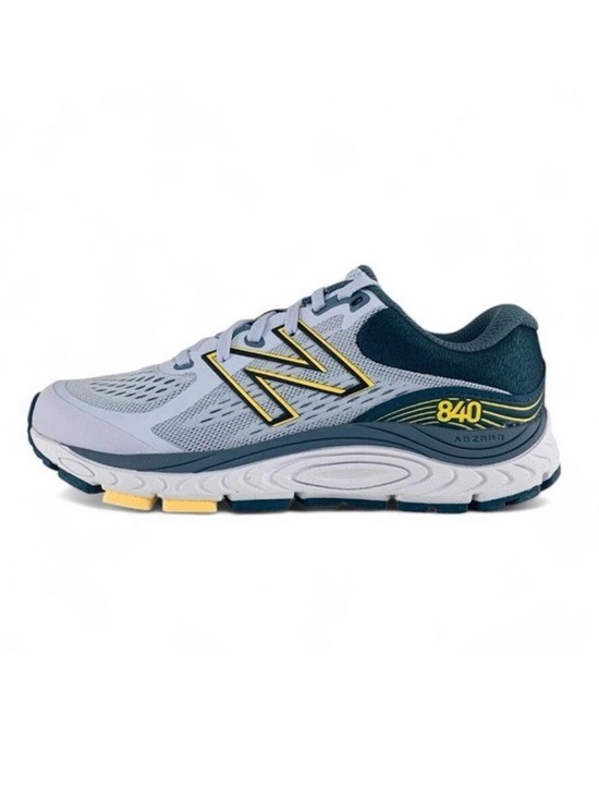New Balance Shoes - New Balance 840v5 Athletic Shoe in Light Gray, Navy & Yellow for Women’s